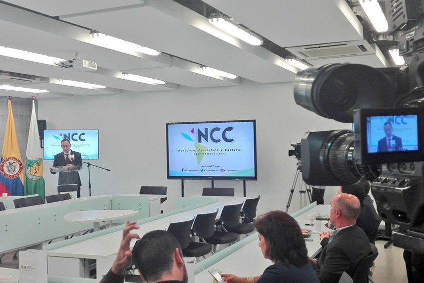 Se presenta en Colombia NCC, el primer Noticiero Científico y Cultural de Iberoamérica