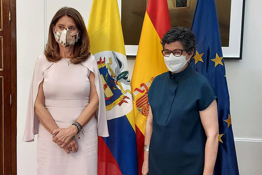 Las ministras de Exteriores de España y Colombia destacan la relación estratégica binacional