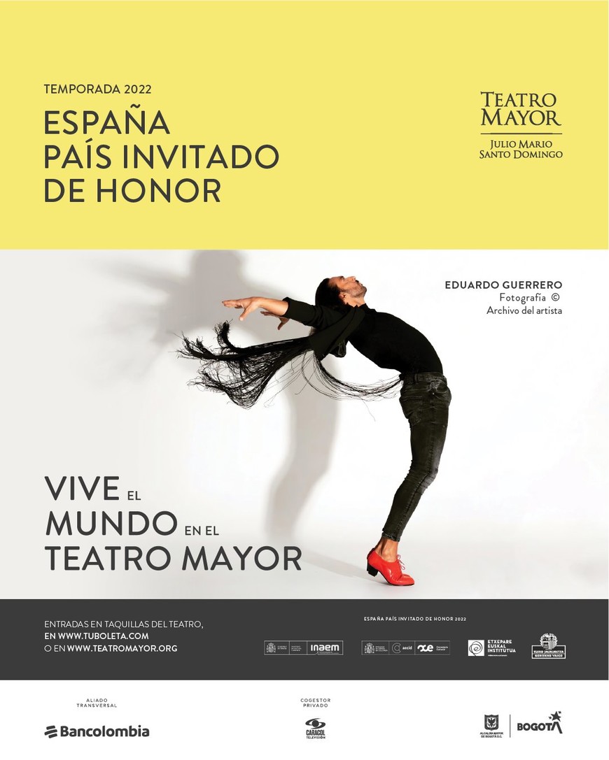 España, invitada de honor del Teatro Mayor de Bogotá en 2022