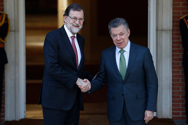 Juan Manuel Santos visita España