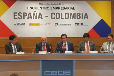 Encuentro empresarial España-Colombia en CEOE