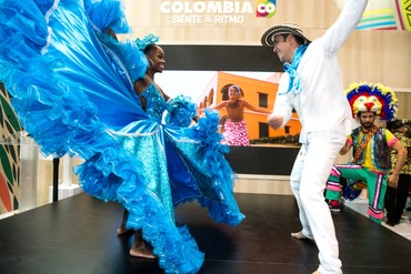 Música y ritmo vertebran el stand de Colombia en FITUR 2020